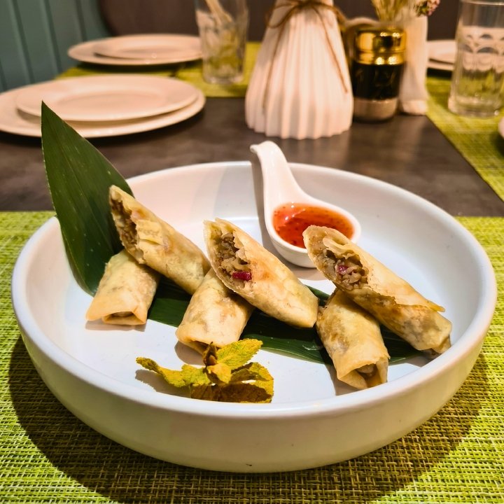 thai veg. spring rolls